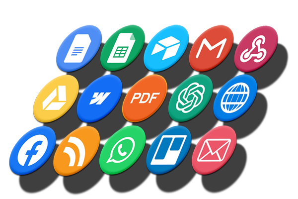 iconos aplicaciones de terceros con posibilidad de automatizar